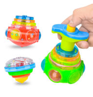 UFO Giratoria LED Para Niños Juguete De Luz Y Música Rotación Interactiva Regalo De Cumpleaños Divertido Juguetes De ABS - details 3