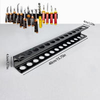 Soporte De Pared Para Herramientas Organizador De Tornillos Y Pinzas Soporte Para Herramientas De Mano Montado En Pared Material Plástico - details 0
