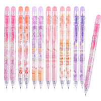 6pcs Bolígrafo De Gel Erasable 0.5mm Tinta Azul/negra Suministros Escolares Oficina Estudiante Escritura Prueba Estaciónery - details 0