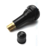 Válvulas De Neumáticos Snap-In TR412 TR413 TR414 PVR70 En Caucho Negro Corto Con Cubierta Antipolvo Para Repuesto De Rueda - details 1