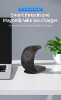 Estación de Carga Inalumbrable Compatible con iPhone, Apple Watch y AirPods - Soporte Cargador Inalumbrico 3 en 1-18W - details 2