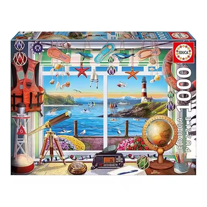 Educa Puzzle Vida en el Puerto 1000 Piezas 20256 - 1