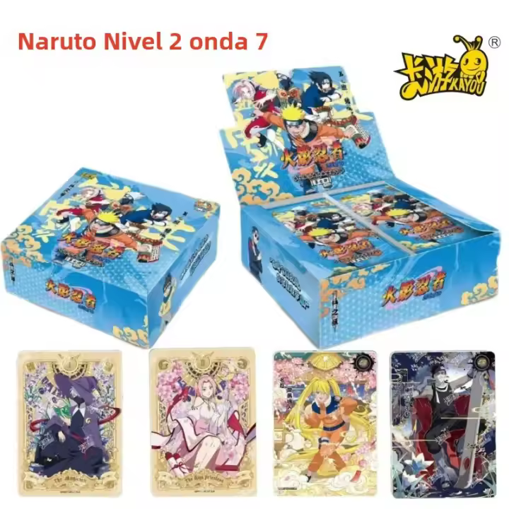 Nueva Caja De Tarjetas Auténticas Naruto KAYOU Wave 7 Uzumaki Naruto Sasuke Colección Completa Regalo De Cumpleaños O Navidad Para Niños - 1
