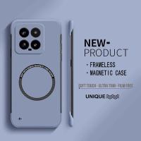 Funda De Teléfono Ultra Delgada Y Magnética Para Xiaomi 15 14/T Ultra 13 pro Magsafe PC Dura Sin Marco Anti- Huella Color Caramelo - details 4