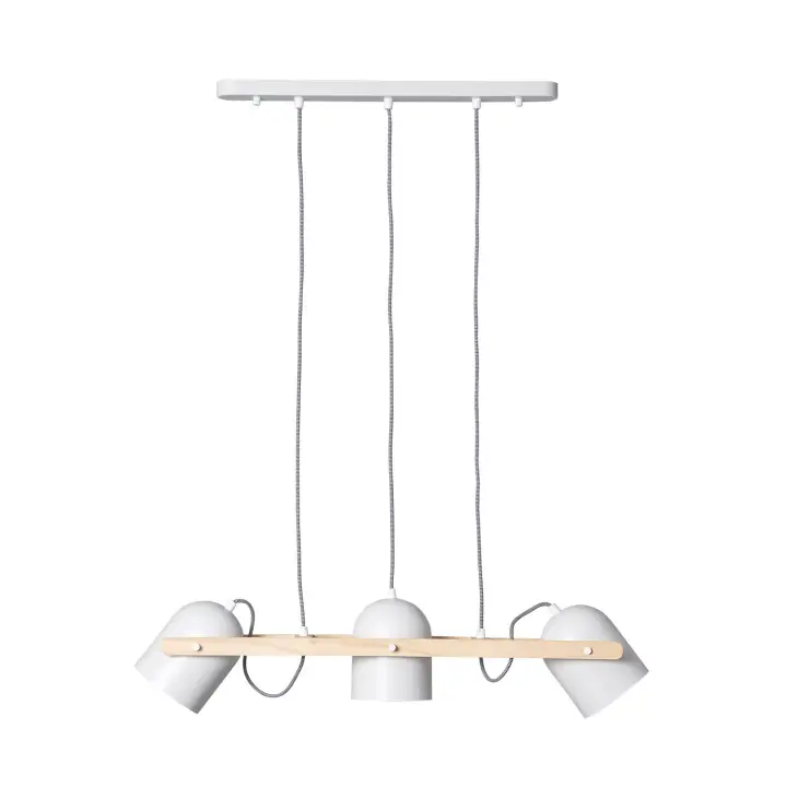Ledkia Lámpara Colgante Madera y Metal Klarhet - 1