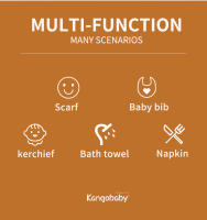 Kangobaby Set De 2 Pañales De Muselina De Algodón 100% Para Bebé Recién Nacido Toalla De Baño Y Envoltura Para Bebé Con Estampado Floral Adecuado Para Todas Las Estaciones - details 5