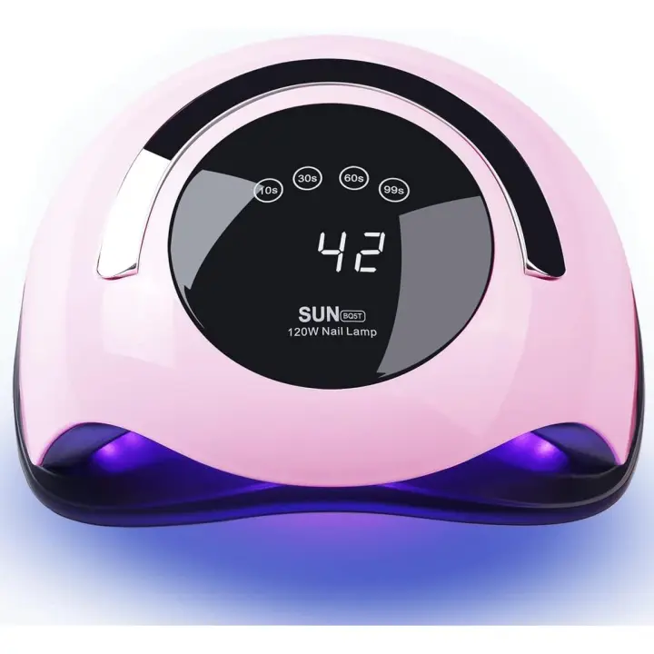 Lámpara de uñas, secador de uñas de gel más short de 120 W, lámpara de Curado profesional para uñas de Manos y pies - 1
