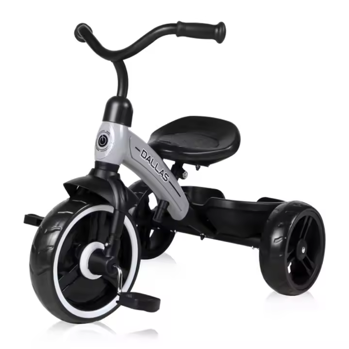 Lorelli Triciclo Infantil Dallas Black con Asiento Ergonómico y Ruedas de EVA - 1