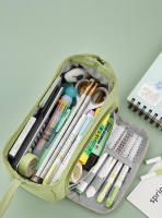 Estuche Grande Para Lápices Lindo Estudiante Grande Bolsa Para Bolígrafos Caja De Almacenamiento Para Niño Y Niña Escuela Oficina Suministros De Papelería - details 4