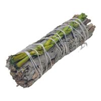 Pack Sahumerio para Quemar con Sangre de Dragón, Romero, Salvia Blanca, Ruda, Trenza, Yerba Santa y Flores de Colores - details 5