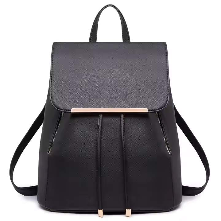 Mochila para mujer con Bolso Largo, mochilas de moda, mochila para mujer de cuero PU, mochila impermeable, mochila Mediana PARA LA Escuela, el trabajo, Viajes - 1