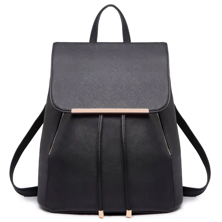 Mochila para mujer con Bolso Largo, mochilas de moda, mochila para mujer de cuero PU, mochila impermeable, mochila Mediana PARA LA Escuela, el trabajo, Viajes - 1