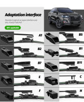 Limpiaparabrisas Delantero DHL Para Kia Venga MK1 2009-2019 Pinceles De Lluvia Ventanas De Coche Accesorios De 26"14" Material De Goma Natural - details 11