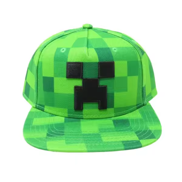 Gorra de Minecraft para niño (C), gorra de camionero con Creeper, para niño - 1