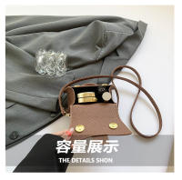 Nueva Mini Bolso De Mano Para Mujer 2025 Color Sólido Estilo Moda Popular Bolso Cruzado Pequeño Para Todas Las Estaciones Material PU - details 5