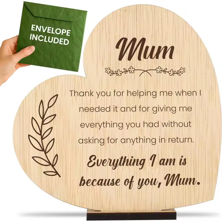 Tarjeta abuelo en madera. Regalos para abuelos especiales y originales detalles felicitacion postales abuelo español especial feliz dia del abuelo wonderful (Abuelo) - 1