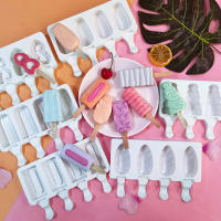 Molde De Hielo De Silicona Para Helado Y Jugos DIY Con 4 Agujeros Molde De Pascuitos Ecológico Y Resistente Para Hornear - details 0