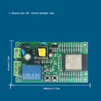 Módulo De Relé Individual ESP32 WiFi Bluetooth Placa De Desarrollo Con Puerto De Descarga UART Flash De 4M Bajo Voltaje AC90-250V Para Juguete Eléctrico - details 6