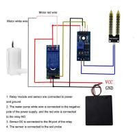 Kit De Módulo De Riego Automático DIY Con Sensor De Humedad Del Suelo Y Bomba De Agua Mini Para Arduino Con Tubo De 50cm - details 4
