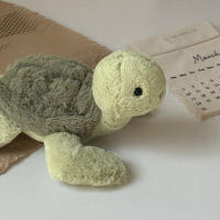 Muñeco De Peluche Tortuga Jelly Cat 28cm Juguete Creativo Para Compañía Simulación De Mascota Para Niños Regalo De Vacaciones - details 0