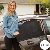 Juego De 4 Piezas De Protección Solar Para Ventanas De Coche Red Mosquitera Transpirable Con Accesorios De Protección UV - details 2