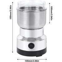 Mini Trituradora Eléctrica De 300ml Ultrafina Para Alimentos Para Bebés Café Especias Pimienta Trigo Molino De Granos Con 4 Hojas De Acero Inoxidable - details 8
