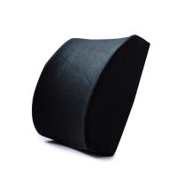 Almohada De Lumbar Soporte Para Silla De Oficina Y Coche, Almohada De Espuma De Memoria Multifuncional Para Espalda Cushion De Veludo - details 1