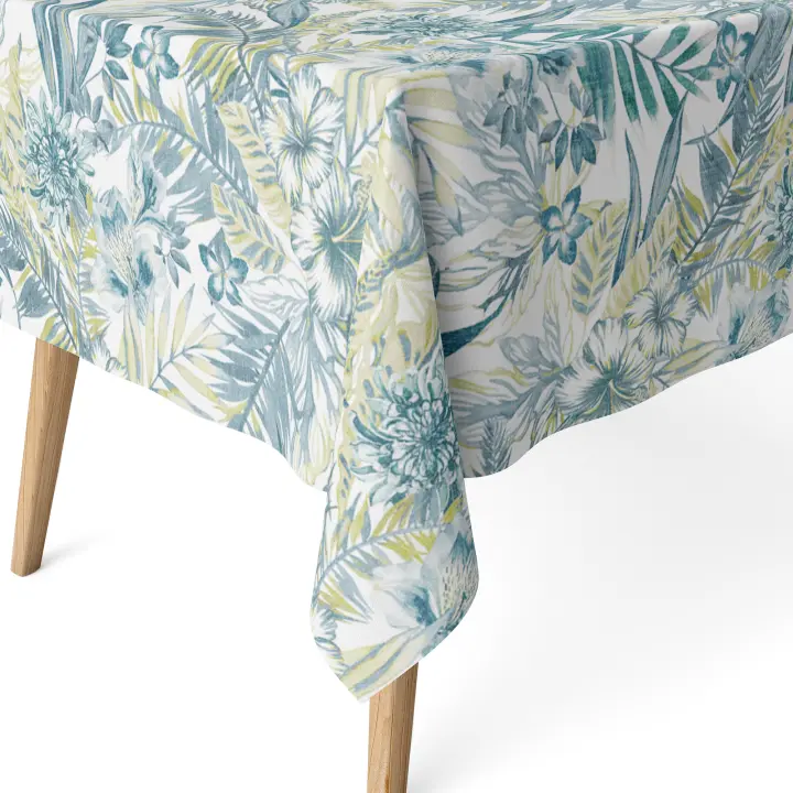Mantel Resinado Breg Valentia Home | Protege Tu Mesa | Impermeable y Antimanchas - 1