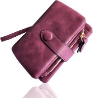 Cartera de cuero plegable para mujer con RFID bloqueo, Monedero with Ventana para Identificación y tarjetero - details 0