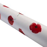 Cofan Rollo de Hule Diseño Moderno Amapolas PVC Polipropileno Fácil Limpiar 1.40 X 20m - details 1