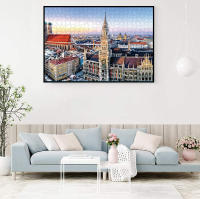 Rompecabezas De Papel 1000 Piezas Adulto 75x50cm Paisaje De Munich Alivia El Estrés Juguete Educativo Entretenimiento Tema De Mañana Temprano - details 7