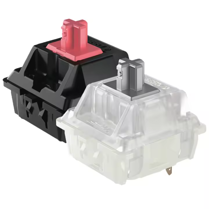 Interruptores Mecánicos Cherry MX2A RGB Rojo Negro Morado Plateado Silencioso V2 Lubrificados En Fábrica Para Teclado Meccánico - 1