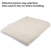 Alfombra Caliente Para Perros Y Gatos Invierno Suave Y Cómoda Duradera Alfombra De Descanso Para Mascotas Material De Poliéster Coral - details 12
