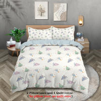 Juego De Cama Navideño 3 Piezas Con Patrón De Árbol De Navidad (1 Funda De Edredón + 2 Fundas De Almohada) Set De Ropa De Cama Suave Y Cómoda - details 8
