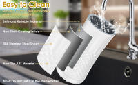 4 En 1 Frother De Leche Eléctrico 400W Automático Calentador De Leche Caliente Y Fría Frother Antideslizante Hacer Chocolate Caliente - 240ml - details 3