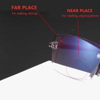 Gafas De Lectura Inteligentes Para Hombres Y Mujeres Sin Marco Anti Luz Azul Bifocal Para Vistas Cercanas Y Lejanas - details 1
