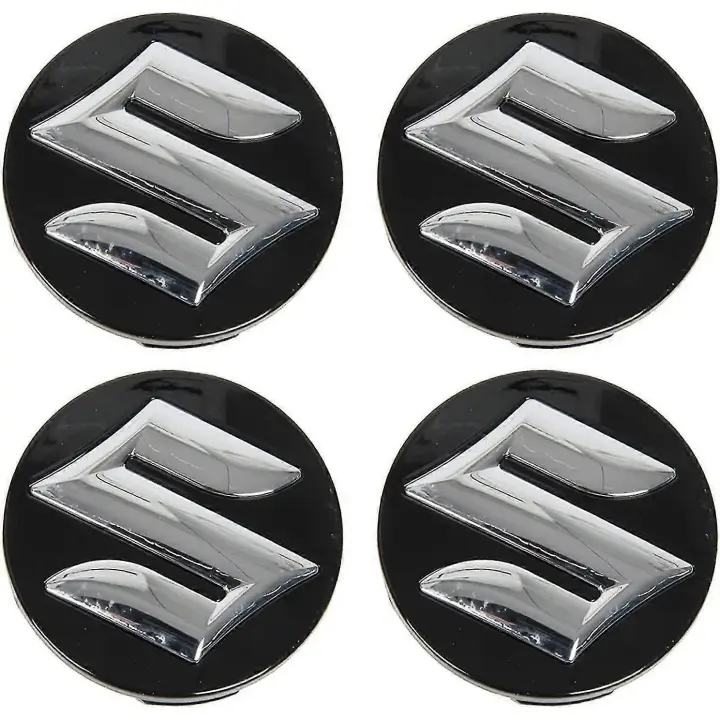 4 54mm tapas centrales cubos de automóviles para Suzuki SWIFT SX4 S-Cruz Ignis Vitara Solio Bandido swace, antixido Llanta Rueda cubre emblelicedor en - 1