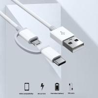 Cable De Datos 2 En 1 3A Micro USB Y Tipo C Adaptador Rápido Para Xiaomi Samsung OPPO Teléfono Móvil Material TPE/TPU - details 4