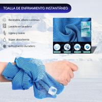 Toalla refrescante para aliviar el calor. Sistema único de enfriamiento instantáneo. Toalla refrescante para deportes y trabajo al aire libre. Toalla fresca, ligera y superabsorbente. - details 4
