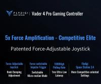Flydigi Vader 4 Pro mando inalámbrico controlador de juegos Elite atlético con balancín Hall para teléfono móvil Steam Pc Switch - details 1