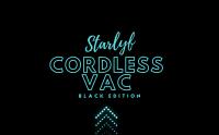 STARLYF - Aspiradora sin Cables Cordless Black Deluxe, Sin Bolsa, Aspiradora vertical multifunción, 2 Velocidades, Incluye Accesorios para Alfombras, Madera, Azulejos, 30.000 RPM - details 0
