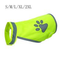 Chaleco De Seguridad Reflectante Para Perros Visibilidad Alta Chaleco Hi Vis De Color Fluorescente Ropa De Seguridad Nocturna Para Mascotas Material Polyester - details 2