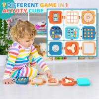 Juguetes Montessori Para Niños Y Niñas Juguete Educativo Temprano De Sensorial Plegable Rompecabezas Para El Desarrollo De Los Motores Finos Edad Recomendada 3-6 Años - details 1