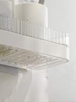 Estante De Baño Para Gel De Ducha Y Cosméticos Soporte De Almacenamiento Multifuncional Montado En La Pared Material PET+PE - details 3