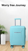 S7 STAR Set 3pcs Maleta Cabina Rayas, Juego Maletas de Viaje Rígida PP, Equipaje Rígido con 4 Ruedas 360°, Maleta Ligero Resistente de Viaje, Conjunto Equipaje Equipaje de Viaje Dura Trolley Set con 4 Ruedas Giratorias - details 1