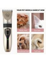 Set De Recortadora Eléctrica Para Mascotas Con Carga USB Trimmer De Pelo Para Perros Y Gatos Herramienta De Peluquería Para Animales Regalo Para Mascotas - details 13