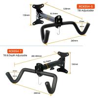 Soporte De Bicicleta Plegable Para Pared 360 Grados Rotativo Soporte Colgante Para Habitación Soporte De Almacenamiento De Alta Resistencia Para Barra De Pared MTB - details 4