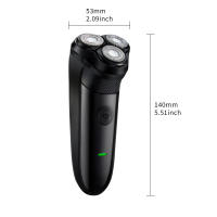 Afeitadora Eléctrica Recargable Mini Portátil Para Hombres Cuchilla Flotante Inteligente Regalo Ideal Para El Rostro Material De Acero Inoxidable - details 0