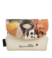 Monedero con solapa Anekke Alma - Monedero de mujer - Compartimento con cierre de boquilla - Bolsillo exterior trasero con cierre de cremallera - Ref. 40709-016 - Mide 13 x 10 x 2 cm - details 0