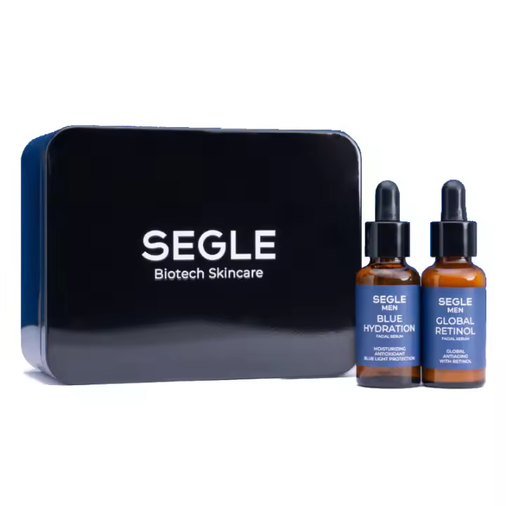SEGLE COFRE MEN SÉRUM BLUE HYDRATION + SÉRUM GLOBAL RETINOL - 1